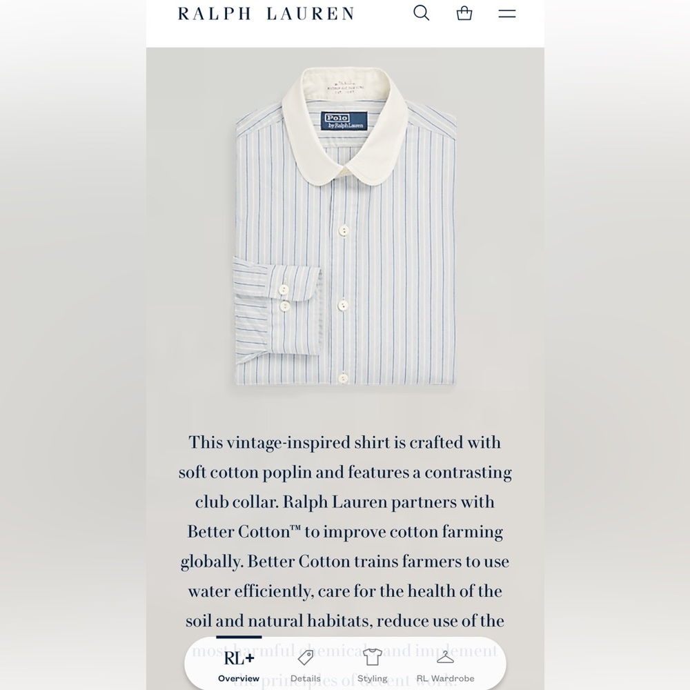 Polo Ralph Lauren Vintage-Inspired Poplin Shirt - Picture 2 of 10